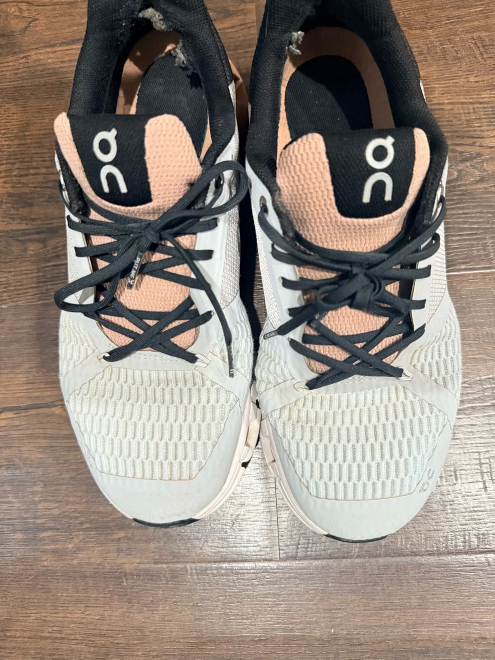 On Running Women's Sneakers in Light Gray and Tan